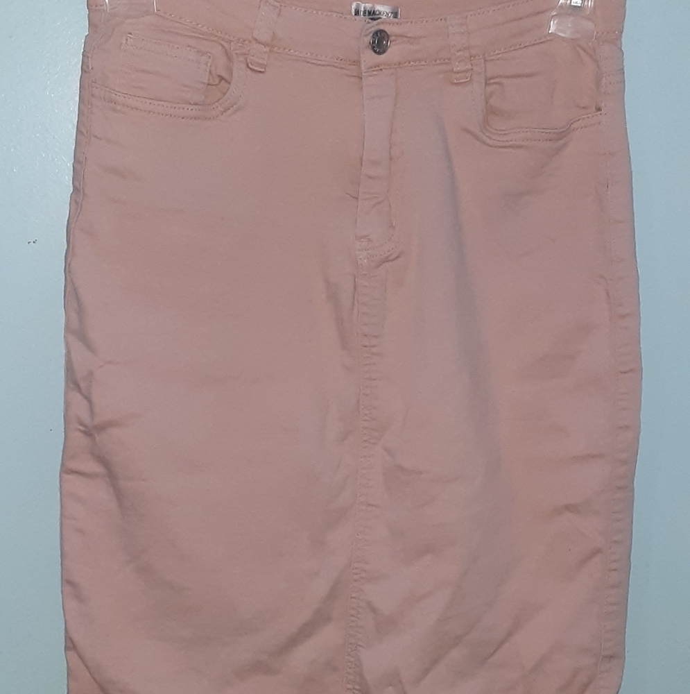 Jade Mackenzie midi jean skirt